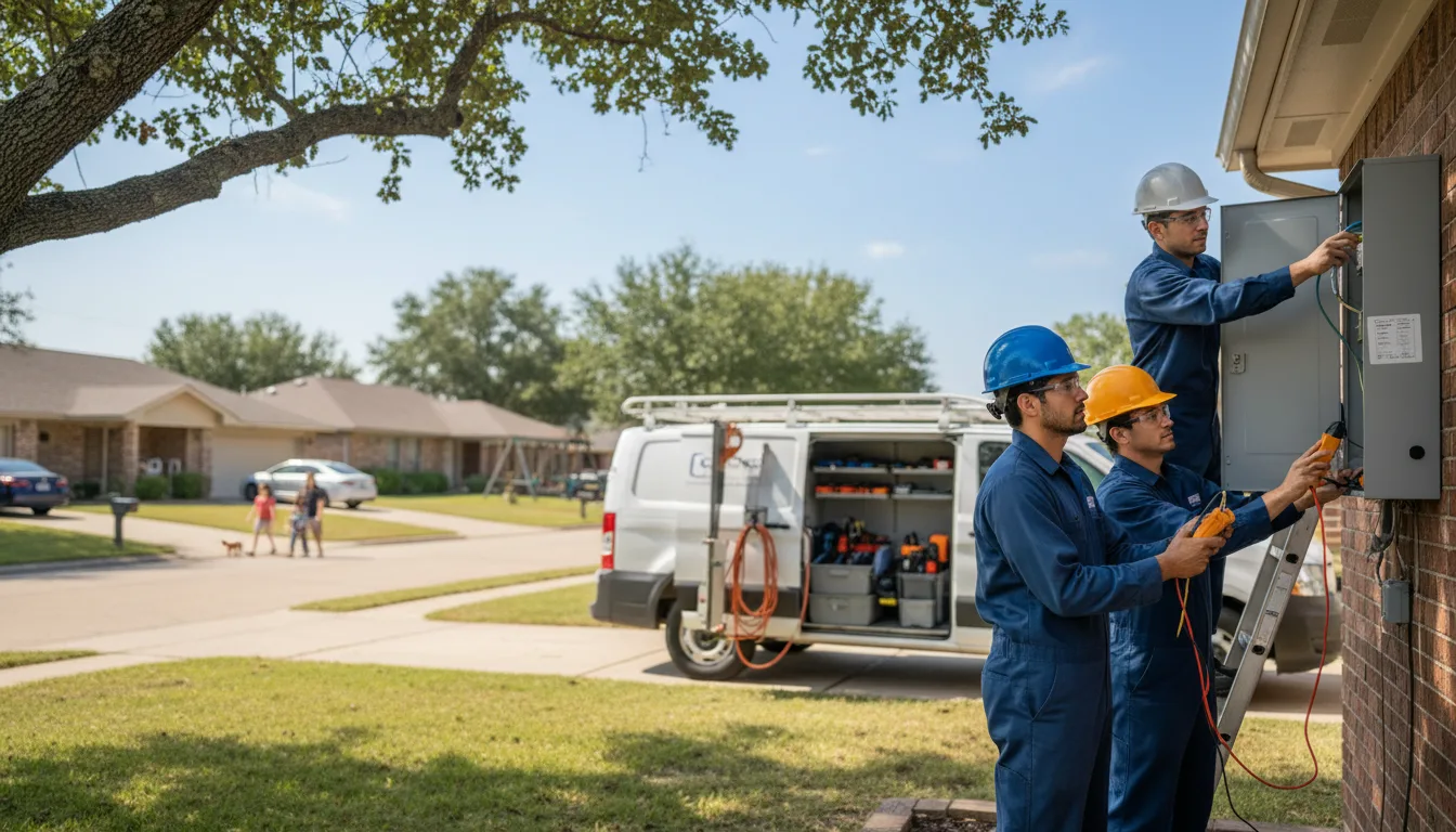 Certified electrician providing emergency electrical services in Rochelle, GA
